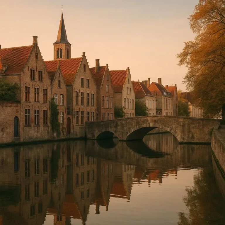 브루게 운하 풍경