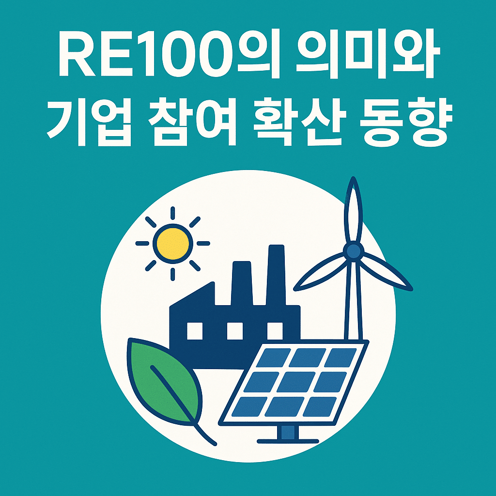 RE100의 의미와 기업 참여 확산 동향