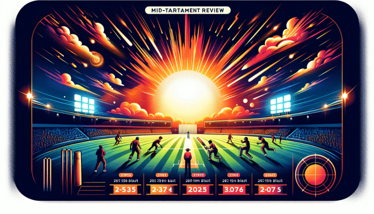 2025 잉글랜드 T20 블래스트, 중반전 들어서며 흥미진진한 승부 속출