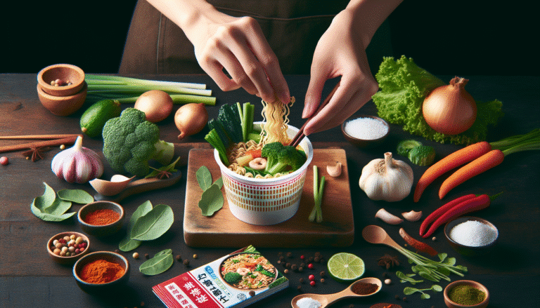 즉석라면에 셰프의 감각을 더하다: 맛과 영양을 살리는 10가지 비법