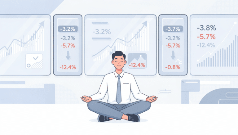 투자 멘탈 관리 끝판왕! 하락장에서도 평온함을 유지하는 비결